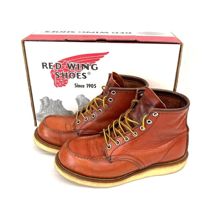 RED WING◆レッドウィング/ブーツ/US7.5/BRW/モックトゥ RED WING レッドウィング 8855 90s 日本別注 CLASSIC MOC クラシック