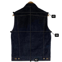CUT-RATE カットレイト デニムベスト インディゴ Size L 福生店