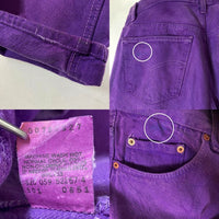 LEVI'S リーバイス USA製 90s 501 後染め デニムパンツ パープル sizeW33 L32 瑞穂店