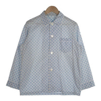 NUMBER(N)INE ナンバーナイン 03SS カート期 パジャマシャツ ライトブルー ハート涙 小紋柄 Size 2 福生店