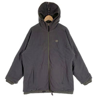 00’s NIKE ナイキ リバーシブル フーデッドジャケット ナイロン フリース モスグリーン チャコール Size M 福生店