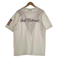 SCREAMING HOUSE スクリーミングハウス 星条旗 プリントTシャツ ホワイト USA製 Size L 福生店