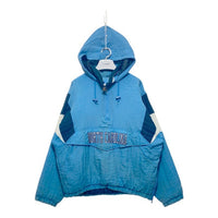 90`s STARTER スターター NORTH CARIFORNIA ハーフジップ ナイロン ジャケット ライトブルー Size L 瑞穂店