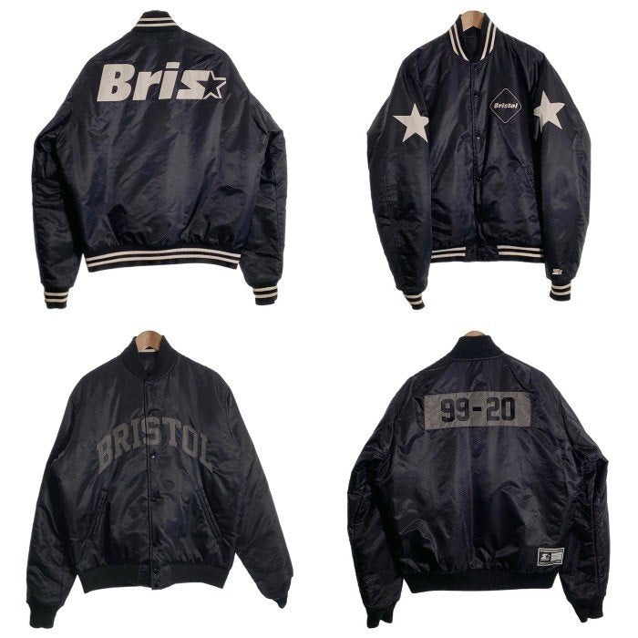 F.C.Real Bristol エフシーレアルブリストル 19AW STARTER BLACK LABEL REVERSIBLE STADIUM  JACKET スターター リバーシブル スタジアムジャケット ブラック FCRB-192136 Size L 福生店