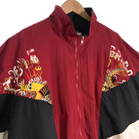 doublet ダブレット BREAK UP EMBROIDERY TRACK JACKET ナイロン トラックジャケット レッド ブラック ホワイト Size - 福生店
