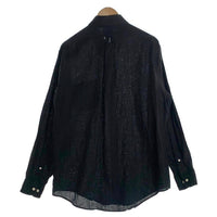 Brooks Brothers ブルックスブラザース リネン 麻 長袖 ボタンダウン シャツ ブラック Size L 福生店
