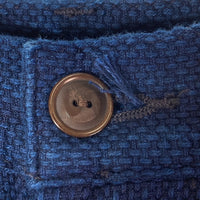 STUDIO D'RTISAN ステュディオダルチザン 1812 SASHIKO KASE-DYE ハーフパンツ ネイビー size34 瑞穂店