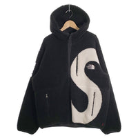 SUPREME シュプリーム 20AW THE NORTH FACE ノースフェイス Logo Hooded Fleece Jacket ロゴフーデッドフリースジャケット Sロゴ ブラック NT62004I Size XL 福生店