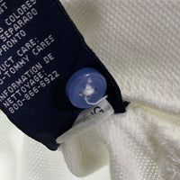 00's TOMMY HILFIGER トミーヒルフィガー ワンポイント刺繡 鹿の子 ポロシャツ ホワイト Size XXL 福生店