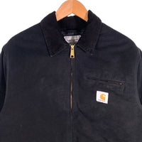 Carhartt WIP カーハートワークインプログレス OG DETROIT JACKET デトロイトジャケット ダック地 内キルティング ブラック 4 I027358.00E Size S 福生店