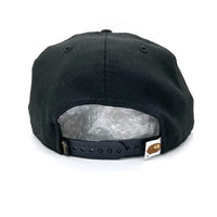 A BATHING APE アベイシングエイプ 24karats トゥエンティーフォーカラッツ New Era ニューエラ サル刺繍 型押し 9FIFTY キャップ ブラックxゴールド sizeF 瑞穂店