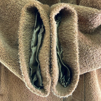 BACCA バッカ コヨーテファー アルパカ混 ウール ショートジャケット ブラウン size38 瑞穂店