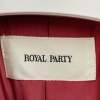 ROYAL PARTY ロイヤルパーティー スタンドカラーコート ワインレッド sizeS 瑞穂店