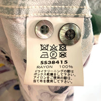 SUN SURF サンサーフ SS38415 MUSA-SHIYA アロハシャツ SPECIAL EDITION THE EAGLE HAS LANDED 和柄 鷹 海 波 グリーン sizeM 瑞穂店