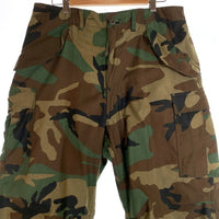 80's U.S. ARMY 米軍 M-65 CAMO TROUSER トラウザー カーゴパンツ ウッドランドカモ 8415-01-099-7858 DLA100-87-C-0356 Size MEDIUM-REGULAR 福生店