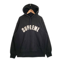 SUPREME シュプリーム 21AW Pearl Logo Hooded Sweatshirt パールロゴ プルオーバースウェットパーカー アーチ ブラック Size XL 福生店