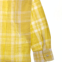 RATS ラッツ 22SS COTTON CHECK SHIRT コットン チェックシャツ イエロー 22’RS-0408 Size M 福生店