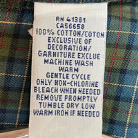 RALPH LAUREN ラルフローレン BD チェック 長袖シャツ グリーン sizeXXL 瑞穂店