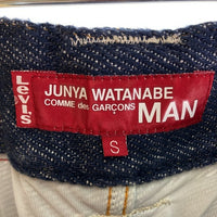 JUNYA WATANABE COMME des GARCONS MAN ジュンヤワタナベ コムデギャルソンマン WG-P206 AD2020 xLevis リネン サルエルパンツ インディゴ sizeS 瑞穂店