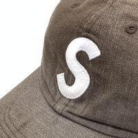 SUPREME シュプリーム 25SS Cordura Denim S Logo 6-Panel Cap コーデュラデニム Sロゴ 6パネル キャップ ブラウン 福生店