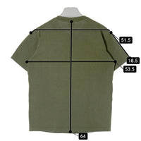 STUSSY ステューシー クラウンロゴ Tシャツ カーキ sizeM 瑞穂店