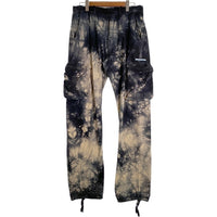 OFF-WHITE オフホワイト タイダイ染め リップストップ カーゴパンツ 裾ラインストーン ブラック OMCF015S20H86020 Size 32 福生店