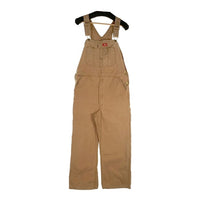 Dickies ディッキーズ ダック地 オーバーオール ブラウン Size 32×32 福生店