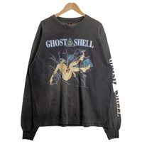 SAINT Mxxxxxx セントマイケル 攻殻機動隊 GHOST IN THE SHELL ヴィンテージ加工 プリント ロングスリーブTシャツ ブラック SM-YS1-0000-C34 Size XL 福生店