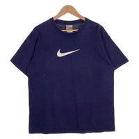 00's NIKE ナイキ スウッシュプリント Tシャツ ネイビー メキシコ製 Size L 福生店