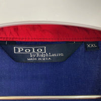 RALPH LAUREN ラルフローレン USA製 ナイロン ジャケット スウィングトップ ネイビー sizeXXL 瑞穂店