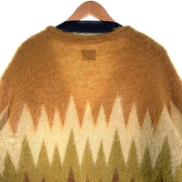 NEEDLES ニードルス 22AW Mohair Cardigan Zigzag モヘア カーディガン ジグザグ LQ274 イエロー ベージュ LQ274 Size L 福生店