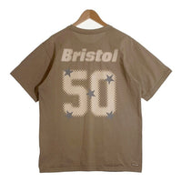 F.C.Real Bristol エフシーレアルブリストル 23AW LETTERED EMBLEM TEE 半袖 Tシャツ ベージュ FCRB-232086 50 Size XL 福生店