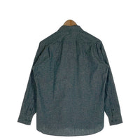 Dry Bones ドライボーンズ ボタンダウンシャツ チンストラップ マチ付 猫目ボタン ネイビー Size 38 福生店