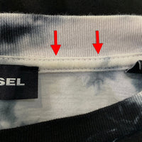 DIESEL ディーゼル タイダイ ロングスリーブTシャツ プリント Size L 福生店