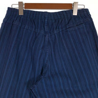 80's STUSSY ステューシー コットン イージーショーツ ハーフパンツ ブルー ストライプ USA製 Size S 福生店