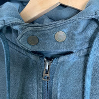 DIESEL ディーゼル Archive Half Zip Hoodie アーカイブ ハーフジップ フーディー プルオーバースウェットパーカー カーキ USED加工 Size L 福生店