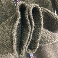 ANAYI アナイ カシミア混 フリンジ ロングカーディガン グレー size38 瑞穂店