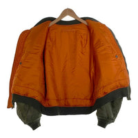 60`s U.S. ARMY 米空軍 SPORTS MASTERS スポーツマスター 縦ステッチ MA-1 ミリタリー フライトジャケット オリーブ 8415-818-7353 DSA-100-69-C-2767 Size L 福生店