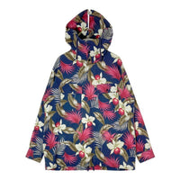 ENGINEERED GARMENTS エンジニアードガーメンツ ボタニカル柄 フード付き 胸ポケット プルオーバー ネイビー sizeM 瑞穂店