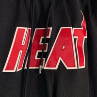 Just Don ジャストドン 20AW mitchell&ness ミッチェルアンドネス Swingman Shorts スウィングマンショーツ マイアミヒート メッシュ ショートパンツ バスパン ブラック Size M 福生店