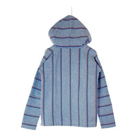 Stussy ステューシー メキシカンパーカー ストライプ ブルー×ホワイト sizeS 瑞穂店