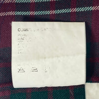 COMME des GARCONS HOMME PLUS EVER GREEN コムデギャルソンオムプリュス エバーグリーン チェック切替 キュプラ 長袖シャツ ブルー sizeS 瑞穂店