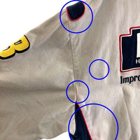 JEFF HAMILTON JH DESIGN ジェフハミルトン Jimmie Johnson ジミー・ジョンソン #48 Lowe's 2003年 レーシングジャケット グレー size2XL 瑞穂店