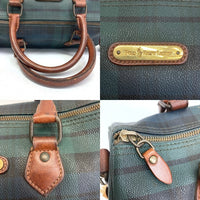 Polo Ralph Lauren ポロラルフローレン レザー ハンドバッグ ブラックウォッチ柄 グリーン 瑞穂店