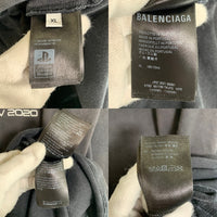 BALENCIAGA バレンシアガ 21AW PS5 ロゴプリント オーバーサイズTシャツ ブラック 651795 TKVF3 Size XL 福生店