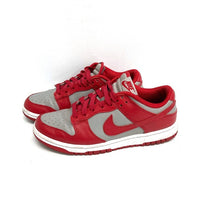 NIKE ナイキ DD1391-002 DUNK LOW RETRO MEDIUM GREY ダンクロウ スニーカー グレー×レッド size24.5cm 瑞穂店