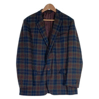 Brooks Brothers ブルックスブラザーズ ウール チェック柄 2B テーラードジャケット グリーン ネイビー Size 44R 福生店