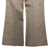 70's LEVI'S リーバイス STA-PREST スタプレ ブーツカットパンツ 千鳥格子 BIG E TALON42 ブラウン Size w82cm 瑞穂店