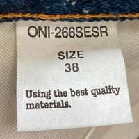 ONI DENIM 鬼デニム ONI-266SESR 20oz. シークレット スーパーラフデニム 赤鬼 リラックスストレート ジーンズ ワンウォッシュ インディゴ系 size38 瑞穂店