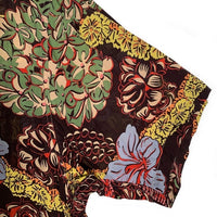 鞆帆布 柿渋染め アロハシャツ ブラウン Size L 福生店